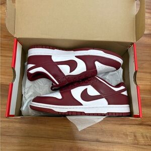Nike Dunk Low Team Red and White DS SZ 8.5